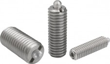 Indexing plungers – Spring plungers with internal hexagon and pin, stainless steel